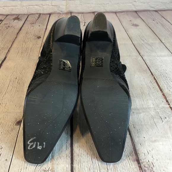 Moda vegan embossed leather suede ankle boot - Picture 4 of 8